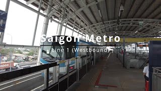 Let's Go | 4K What It's Like to RIDE The HO CHI MINH CITY METRO Virtual Train Experience 60FPS