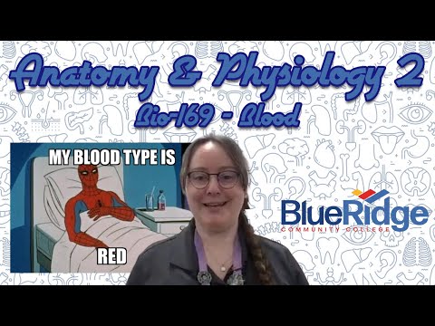 BIO-169: Chapter 14 - Blood