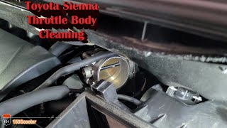 How To Clean Toyota Sienna 3.5L V6 2GR-FE Throttle Body