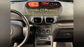 Citroen C3 Picasso 2005-2017 Android unit installation Android Car Multimedia Player WITSON 8444