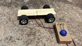 How to make RC Remote Control Car diy toys different simple Creative 