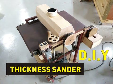HOMEMADE DRUM SANDER THICKNESS SANDER [아빠네공방, 다율나무공방]