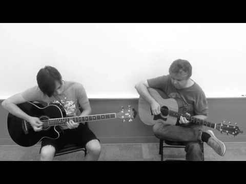 Uptown Funk-Acoustic Guitar/Bass Guitar Duo
