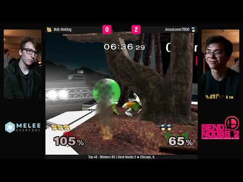 Send Noobs 2 - Top 48 - Winners R3 - (Fox) Bob Hotdog vs JesusLover7000 (Captain Falcon)
