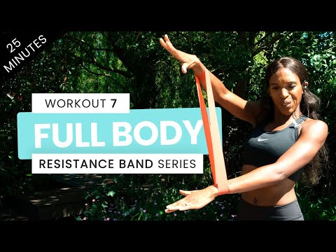 RESISTANCE BAND WORKOUT - FULL BODY - HOME WORKOUT - 25 MINUTES