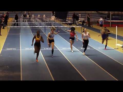 60M Haies - Salle /CAF- Les SERIES Championnats IDF en salle Cadets Juniors  EAUBONNE - 11/02/18