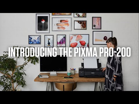 Canon PIXMA PRO-200 Tintenstrahldrucker video preview