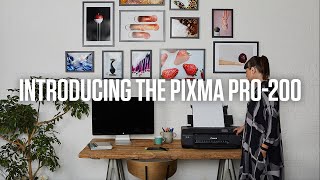 Video 4 of Product Canon PIXMA PRO-200 Printer