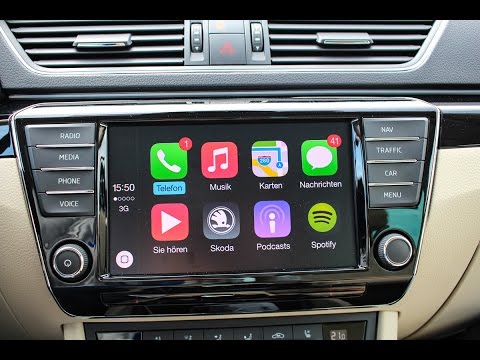 Apple Carplay im neuen Skoda Superb Test Review