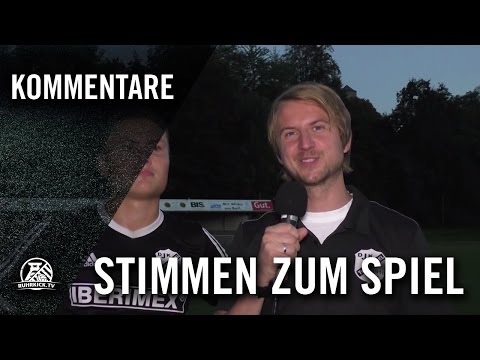 Die Stimmen zum Spiel (CSV SF Bochum-Linden – DJK TuS Hordel (2. Runde, Kreispokal Bochum 2016/2017)