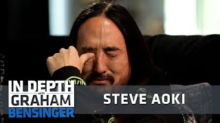 Emotional Steve Aoki: Life is short, love what you do