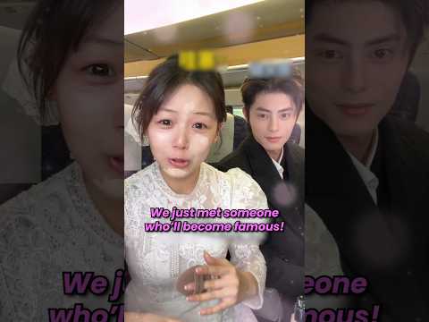 She Met Her Crush on the Train… and Asked for a Photoshoot! 🚆📸💕