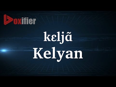 How to Pronunce Kelyan in French - Voxifier.com