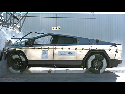 Tesla CYBERTRUCK Crash Test | ⭐⭐⭐⭐⭐ Rating