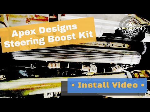 Apex Designs Steering Boost Kit Install Video-Jeep JL