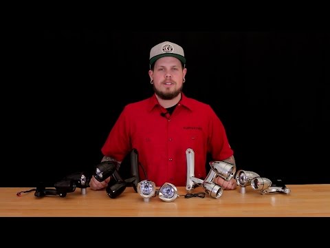 Driving Lights for Harley-Davidson and Victory Models by Kuryakyn