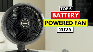 Best Battery-Powered Fans 2025 | Top 5 for Portable Cooling