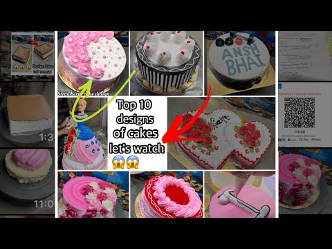 Top 10 designs of cakes ||trending| chef sohail | #cakedecorater #viralvideo #cakeart #viralvideo