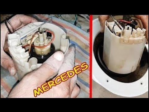 Mercedes W211 Replacement Fuel Pump / How to Replace Fuel Pump Correctly Mercedes W211, W219