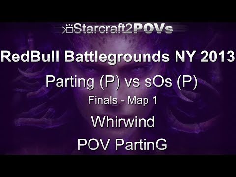SC2 HotS - Red Bull NY 2013 - PartinG vs sOs - Finals - Map 1 - Whirlwind - PartinG