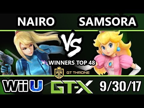 GTX 2017 Smash 4 - Samsora (Peach) vs NRG | Nairo (ZSS) - Wii U W.Top 48
