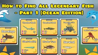 🟡 How to Find All Legendary Fish - Part 1 (Ocean Edition) in Become a Deep Sea Explorer 🌊
