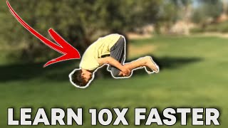 How To Do A Front Flip (BOTH WAYS!)