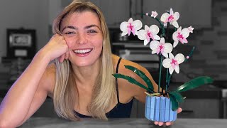 YouTube thumbnail: Lego Orchid Building and Review