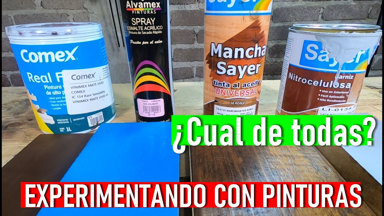 🎲 QUE PINTURA USAR PARA MADERA 🎨