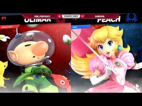 VS Weekly 12/13/18 - Winners Semis - CSM | PikPocket (Olimar) vs Samsora (Peach) - Smash Ultimate