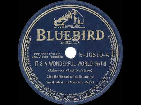 1940 HITS ARCHIVE: It’s A Wonderful World - Charlie Barnet (Mary Ann McCall, vocal)
