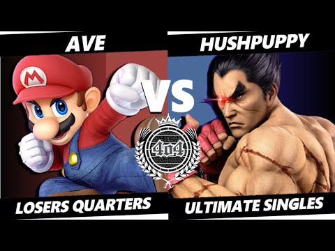 4o4 Smash Night 54 - BASED| Ave~ (Mario) vs Hushpuppy (Kazuya) - Losers Quarter-Final