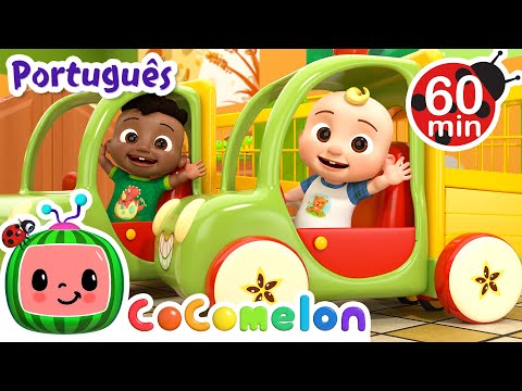 Corrida de Carrinhos! | 1 HORA DE COCOMELON BRASIL! | Músicas Infantis em Português