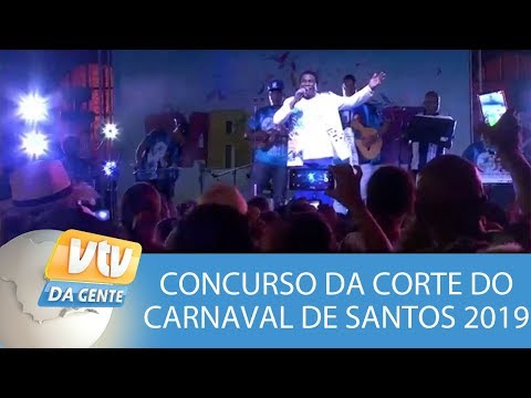Concurso da corte do carnaval de Santos 2019