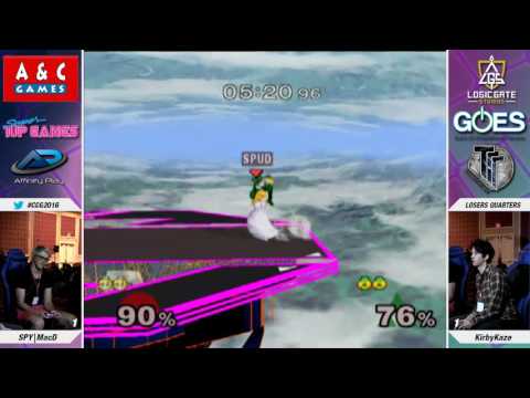 CC2016: SSBM: Top 8 - SPY|MacD VS KirbyKaze