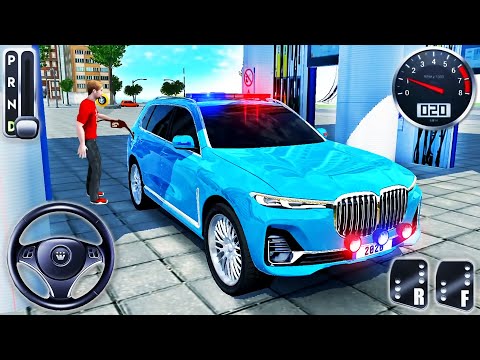 BMW X7 City Driving Simulator - Police Offroad Luxury Car SUV Driver - Android GamePlay #2