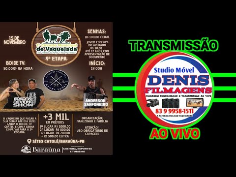 VAQUEJADA AO VIVO NO PARQUE SANTA LUZIA EM BARAÚNA - PB