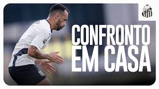 SANTOS FINALIZA PREPARAÇÃO PARA ENCARAR O VASCO DA GAMA