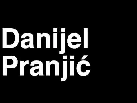 How to Pronounce Danijel Pranjic FC Bayern Munchen Football Goal Penalty Kick Yellow Red Card Injury