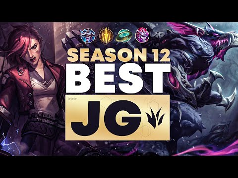 The BEST Junglers For Season 12 With NEW Items & Runes! | All Ranks Tier List League of Legends