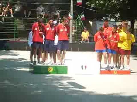 Bocce- Premiazione terne U18 2008 Monleone