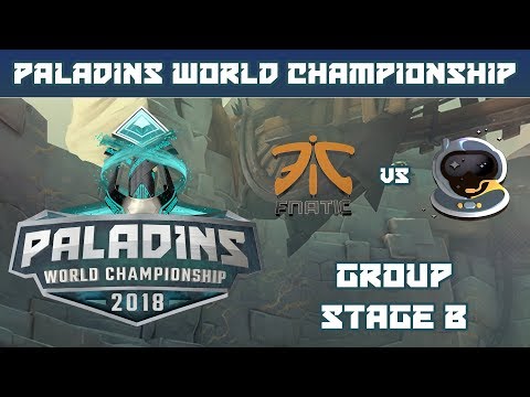 Paladins World Championship 2018: Group Stage B - Fnatic vs. SpaceStation Gaming