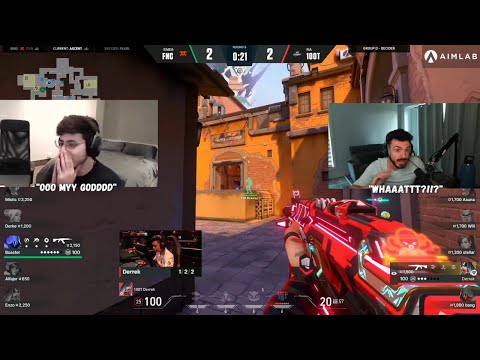 SEN Tarik & Zombs were SHOCKED by this HOSPITAL FLICK from 100T Derek | Vct Champions
