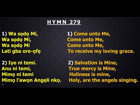 CCC Hymn 279 (Wa sodo mi, lati gba ore-ofe) CCC, Redemption Parish, Winnipeg, MB. Canada