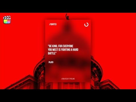 Apple Motion Template | Quotes