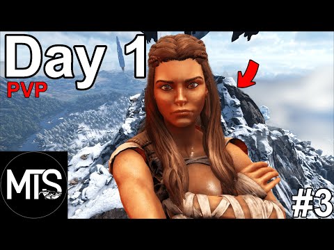 We Claimed The Most Broken Spot On 4 Man MTS Day 1 | ARK PVP