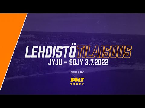 Lehdistötilaisuus: JyJu - SoJy 3.7.2022