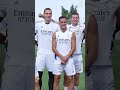?? Benzema and Ancelotti share UEFA awards with the team! #realmadridshorts #shorts