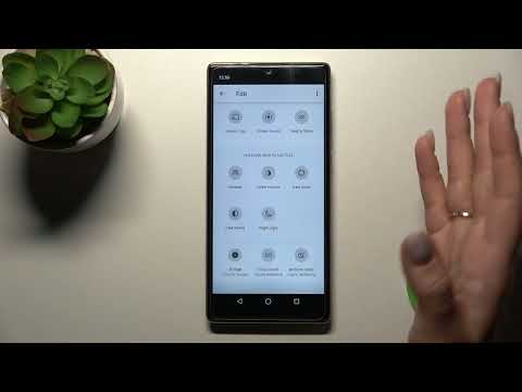 How to Edit Notification Panel Shortcuts on CUBOT P50 - Adjust shortcut icons