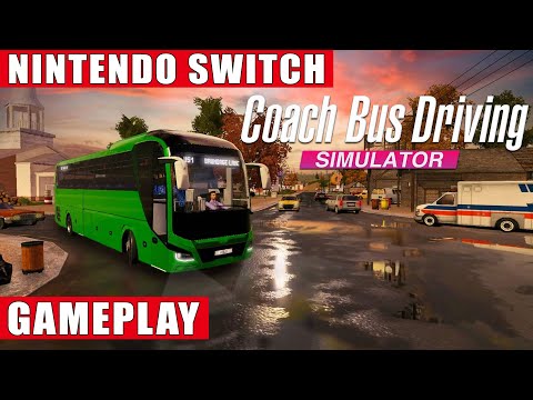 Coach Bus Driving Simulator Nintendo Switch Gameplay